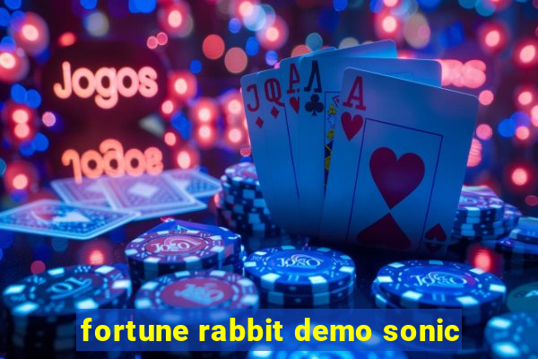 fortune rabbit demo sonic